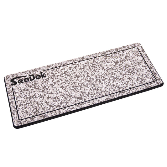 SeaDek 16&rdquo; x 39" 20mm Dual Density Large Helm Pad w/SeaDek Logo - Brushed Texture - Snow Camo/Black (406.4mm x 990.6mm x 20mm)