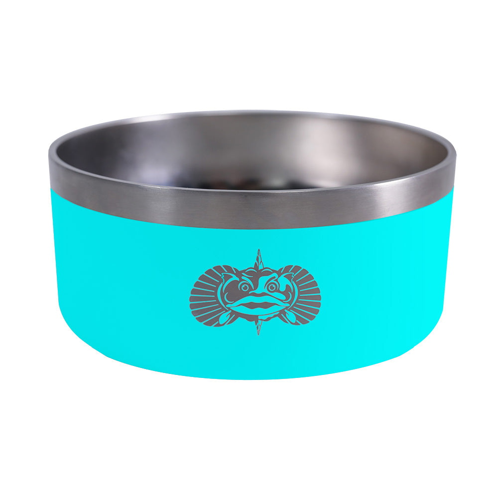 Toadfish Non-Tipping Dog Bowl - Teal (Pack of 4)