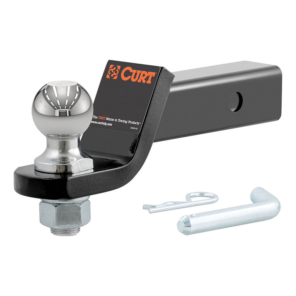 CURT Loaded Ball Mount w/2" Ball - 2" Shank - 2" Drop - 7,500 lbs (Pack of 2)