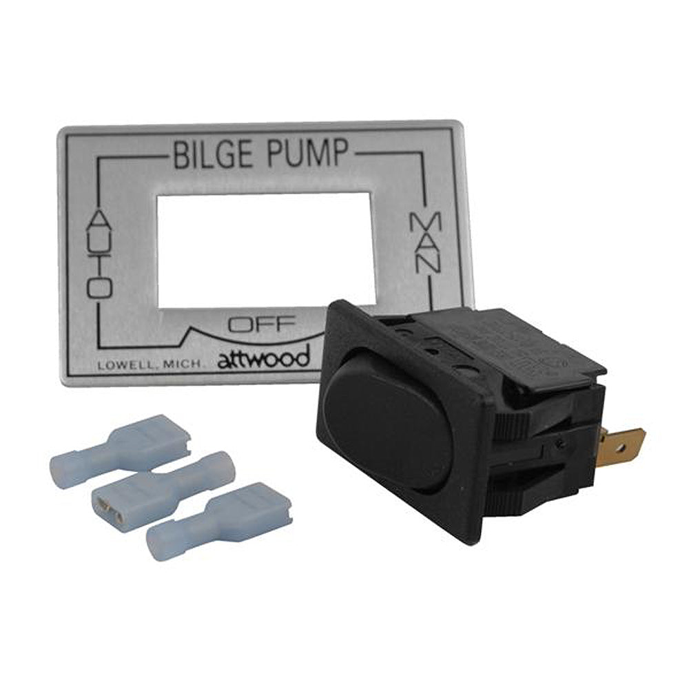 Attwood 3-Way Auto/Off/Manual Bilge Pump Switch (Pack of 4)