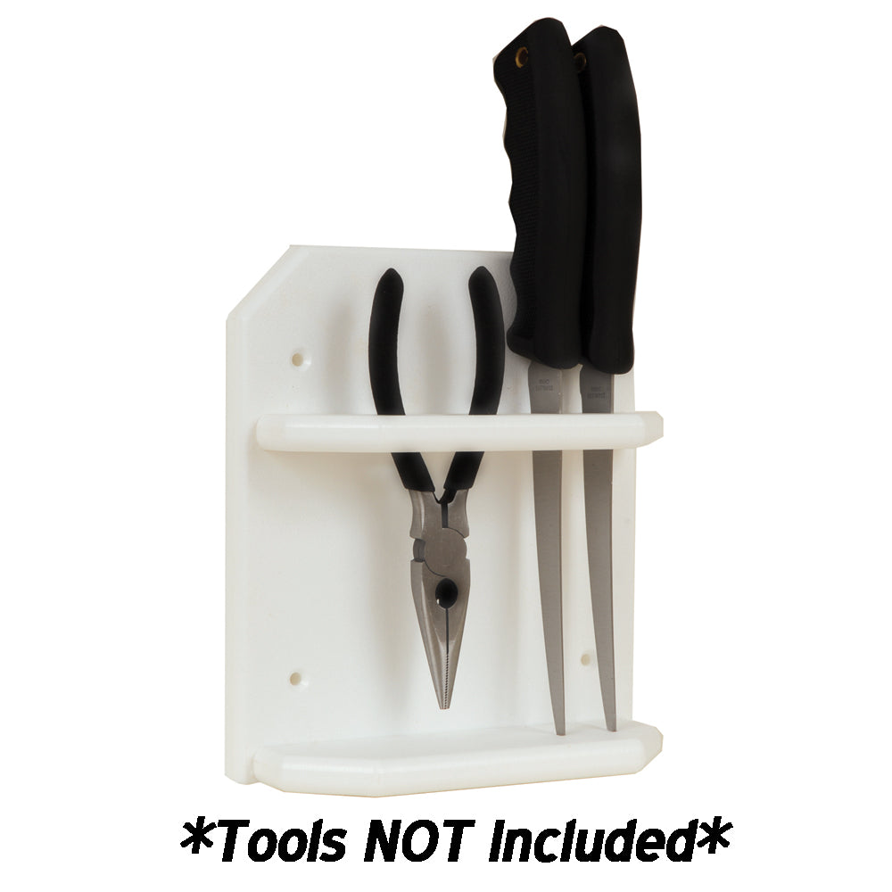 TACO Poly Knife & Plier Holder - White (Pack of 2)