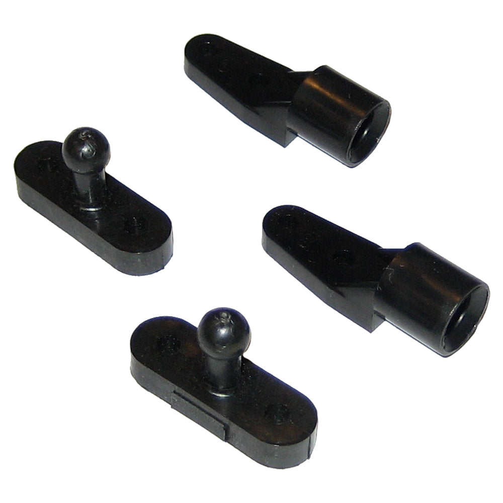 Perko Door Catches - Black Nylon - Pair (Pack of 6)