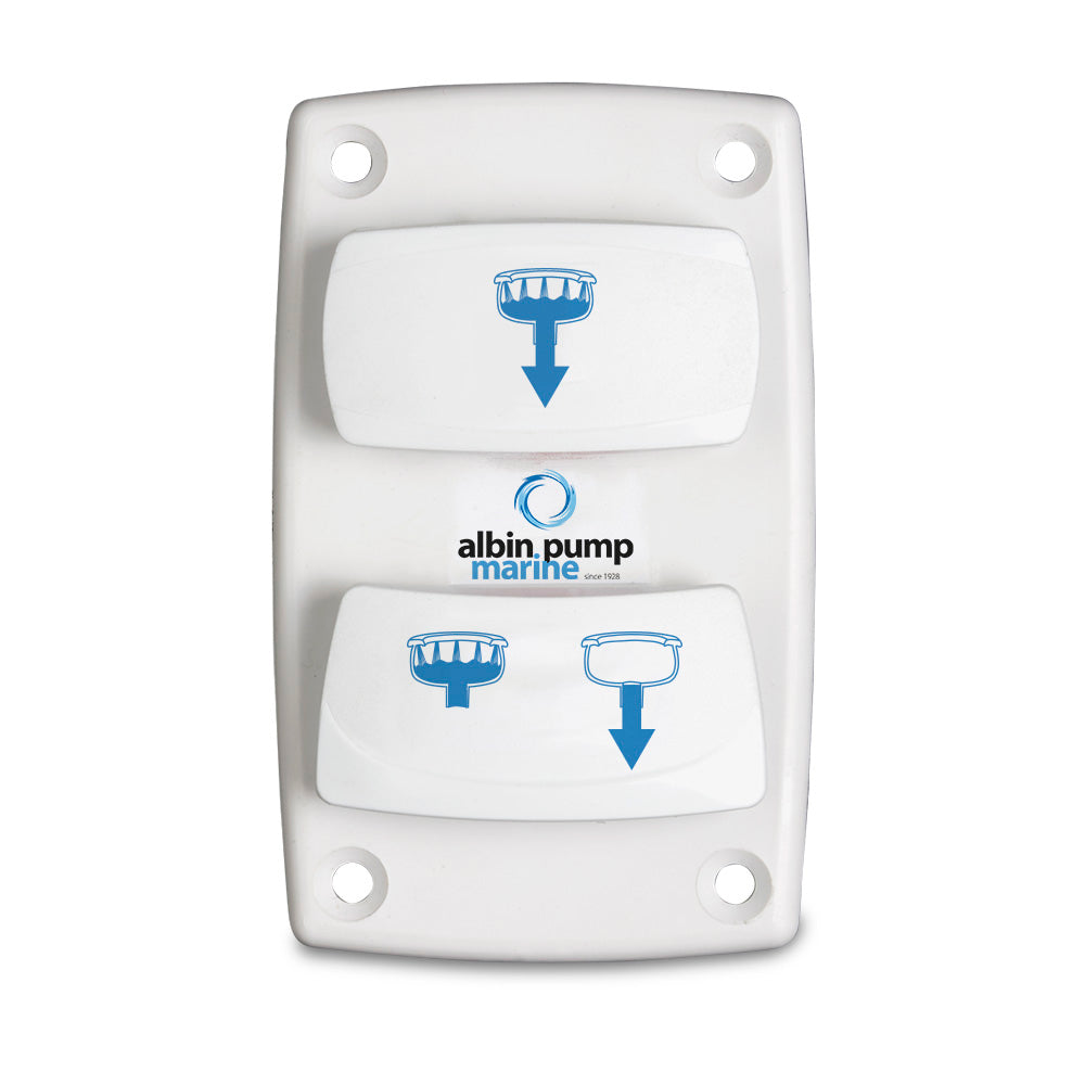 Albin Group Marine Control Silent Electric Toilet Rocker Switch